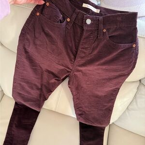 Levi's Women's Dark Purple Skinny Jeans